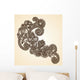 Hand-drawn abstract henna mendie design element Wall Decal