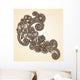 Hand-drawn abstract henna mendie design element Wall Decal