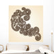 Hand-drawn abstract henna mendie design element Wall Decal
