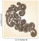 Hand-drawn abstract henna mendie design element Wall Decal