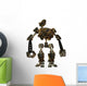 Battle Robots Steampunk Style Wall Decal