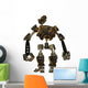 Battle Robots Steampunk Style Wall Decal