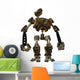 Battle Robots Steampunk Style Wall Decal