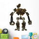 Battle Robots Steampunk Style Wall Decal