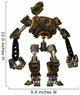 Battle Robots Steampunk Style Wall Decal