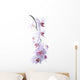 Pink Spotted Orchids Wall Decal