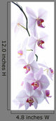 Pink Spotted Orchids Wall Decal