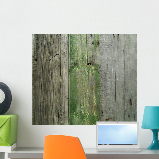 Backgrounds Wooden Fence Wall Decal Design 1