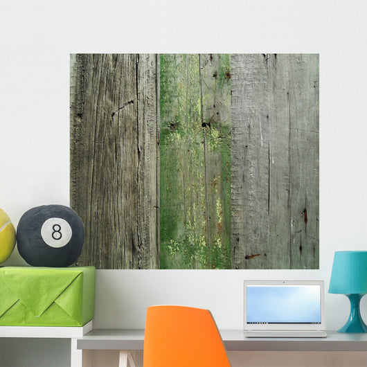 Backgrounds Wooden Fence Wall Decal Design 1