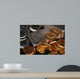 Gold and Silver Wall Mural