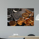 Gold and Silver Wall Mural