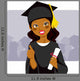African American Graduate Holding