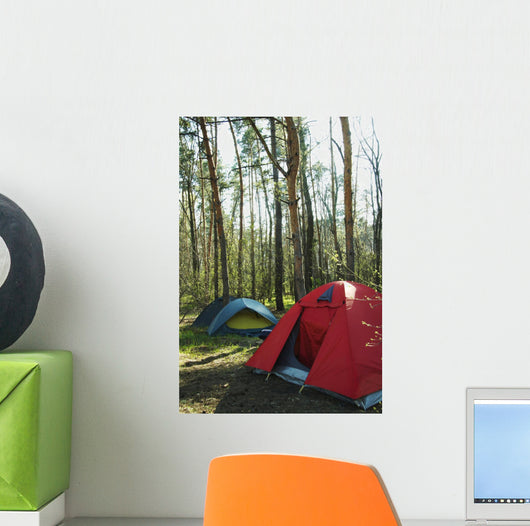 Camping Wall Mural