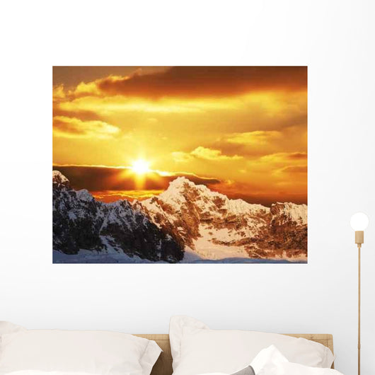 Sunset Cordilleras Wall Decal