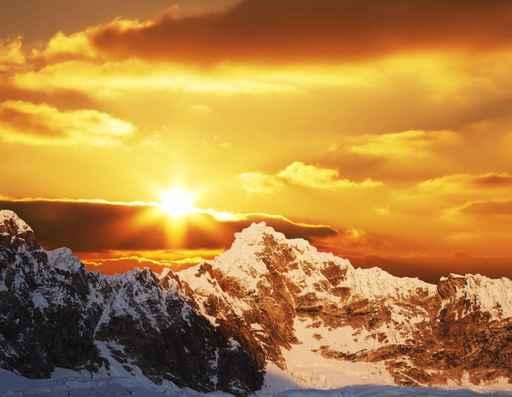 Sunset Cordilleras Wall Decal