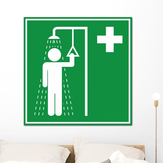 Safety Shower Sign
