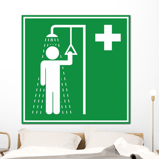 Safety Shower Sign