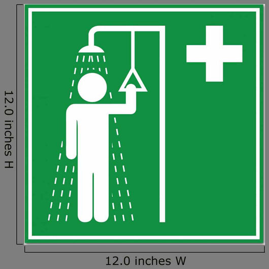Safety Shower Sign