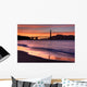 golden gate bridge, san francisco at sunset Wall Mural