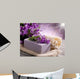 natural flower soap with scrub sponge Wall Mural