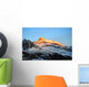 sunset over mountains Wall Mural