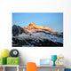 sunset over mountains Wall Mural