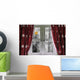Rain Window with Curtains