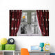 Rain Window with Curtains