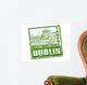 Dublin Stamp Wall Decal