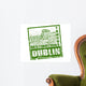 Dublin Stamp Wall Decal