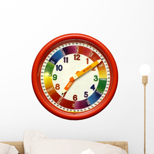 Childs Clock Wall Decal
