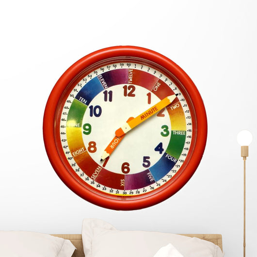 Childs Clock Wall Decal