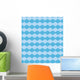 Vector Seamless Blue Pattern Wall Decal