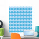 Vector Seamless Blue Pattern Wall Decal