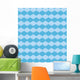 Vector Seamless Blue Pattern Wall Decal