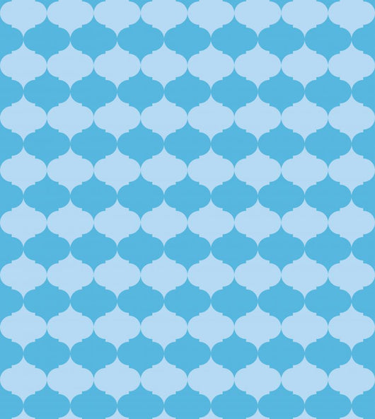 Vector Seamless Blue Pattern Wall Decal