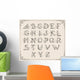 Calligraphic Alphabet Wall Mural
