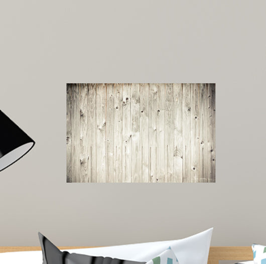 weathered wood plank fence Wall Mural