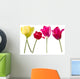Flowers Tulips Red Yellow Petals Wall Decal