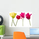 Flowers Tulips Red Yellow Petals Wall Decal