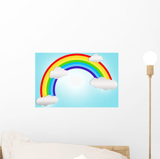 Rainbow Wall Mural