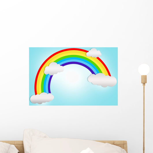 Rainbow Wall Mural