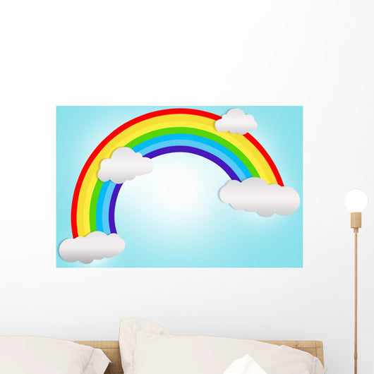 Rainbow Wall Mural