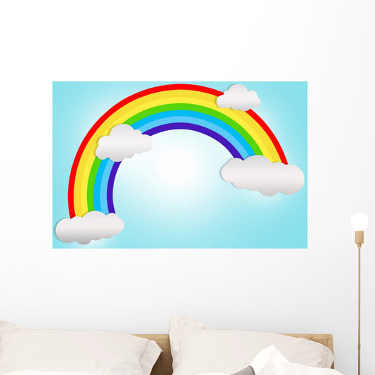 Rainbow Wall Mural
