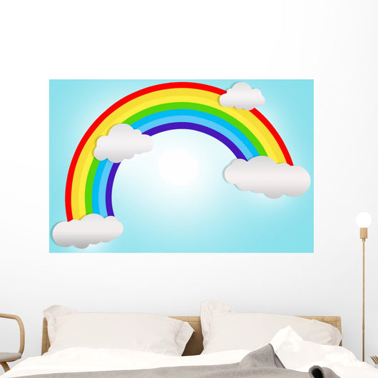 Rainbow Wall Mural