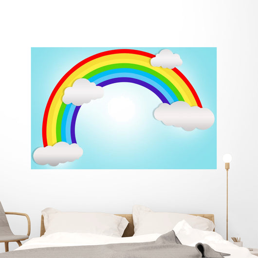 Rainbow Wall Mural