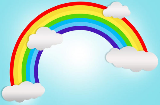 Rainbow Wall Mural