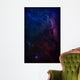 Vertical Outer Space Nebula Blueprint Wall Mural