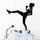 woman workout fitness posture Wall Decal