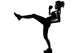 woman workout fitness posture Wall Decal